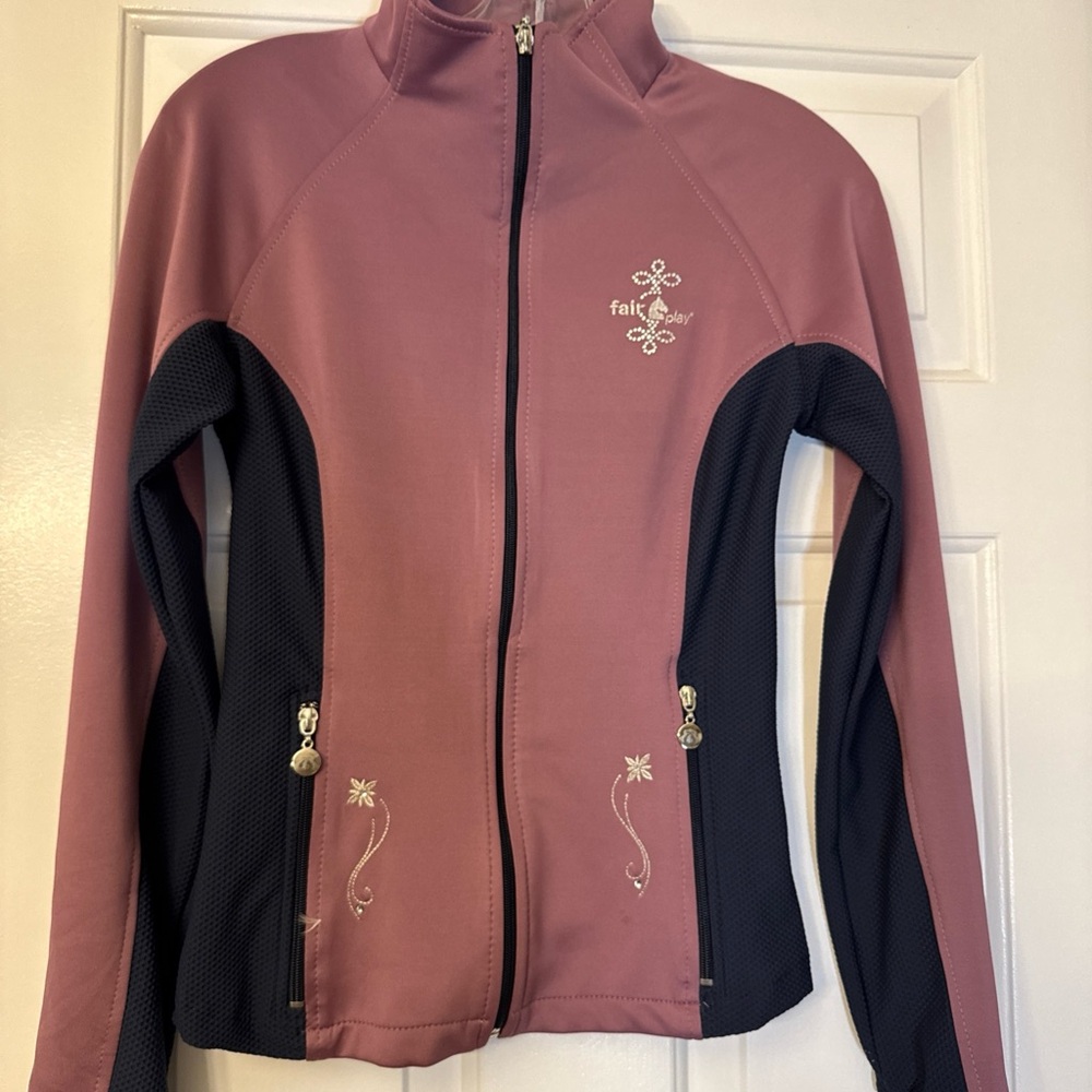 Fair Play Equestrian Luigi’s Full Zip Jacket Softshell Mock Neck Women’s XS